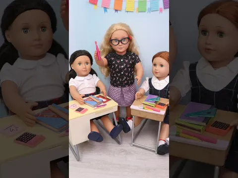 Doll Students Prepare for Class!
