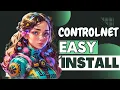Ho To Install Controlnet in Stable Diffusion Under 1 Minute