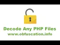 Decode OOO000000 PHP FILE