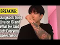 Download Lagu Breaking! Jungkook Live On IG and' What He Said Left Everyone Speechless!!