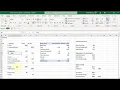 Make financial statements in Excel from a General Journal