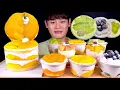 Download Lagu ASMR 망고 폭탄 케이크😋신선한 생크림 과일 컵케이크 먹방~!! Fresh Fruit Cup Cakes With Fresh Mango Cake MuKBang~!!