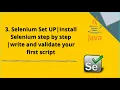 Selenium Setup Using Eclipse in Windows10
