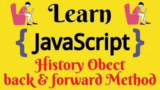JavaScript Lecture - 67 History Object back forward Method