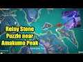 Relay Stone puzzle near Amakumo Peak Genshin Impact