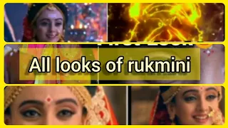 all looks of rukmini zalak desai in radha krishna