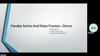 Data Analytics - Python for Data Science