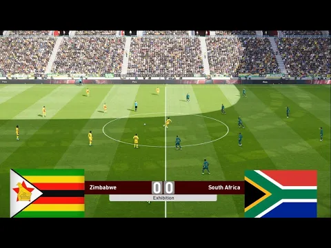 Video Thumbnail: Zimbabwe VS South Africa l Afcon Match l Football Video match Simulation