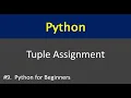 Python Tuple Assignment