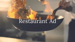Restaurant Ad Video Template Editable 