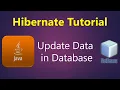 How to Update Data in Database Java Hibernate Tutorial 2020