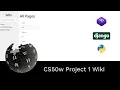 CS50 Web Development Project 1 Wiki Demo