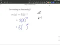 Increasing or Decreasing Exponential Function