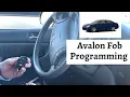 How To Program A Toyota Avalon Remote Key Fob 2002 - 2007 DIY Tutorial