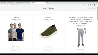 CS50 PROJECT 2 Commerce - Web Programming with Python and JavaScript
