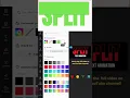 Split Text Effect in Canva - Tutorial