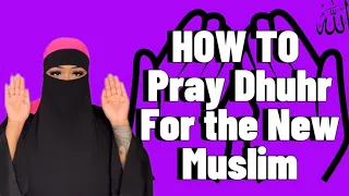 How to pray Dhuhr Beginner Friendly English subtitled Muslim Reverts 2nd Prayer