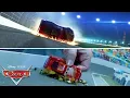 Lightning McQueen s Crash Scene SIDE BY SIDE Pixar Cars disneyjr
