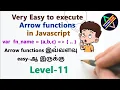 How to use arrow functions in javascript tamil Javascript js tutorial in tamil Arrow function