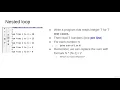 While nested loops Mastering 4 critical SKILLS using Python