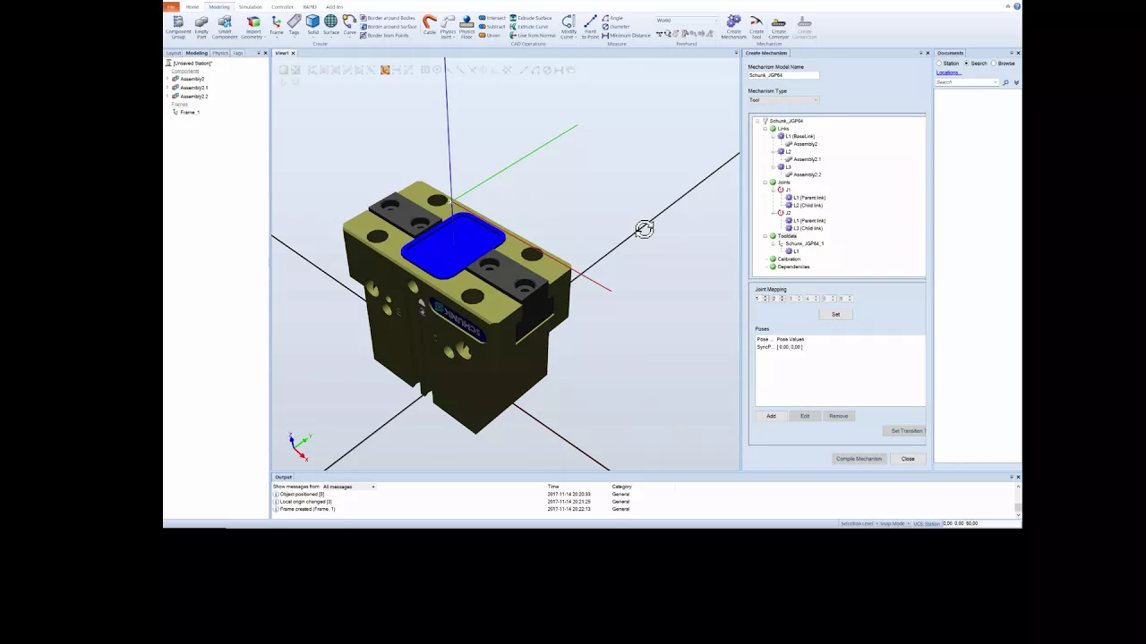 RobotStudio Mechanism modelling and simulation