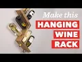 How to Build a Wall-Mounted Wine Rack