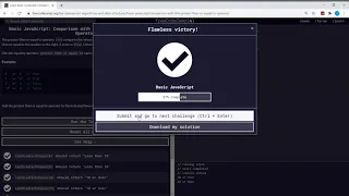 Basic Javascript Comparison with the Greater Than Or Equal To Operator freeCodeCamp