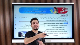 شرح درس تضاريس وطننا العربى للصف السادس الابتدائى 