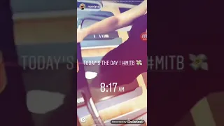 Mandysacs WWE live Instragram Stories 19th May 2019