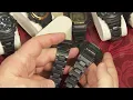 A Whole Bunch of G-Shock Combi Bracelets Genuine and Replicas