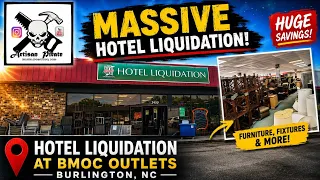 Hotel Liquidation Store BMOC Outlets Burlington NC