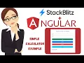 Angular Calculator App Simple Calculator Project in Angular Beginner