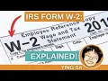 IRS Form W-2 EXPLAINED