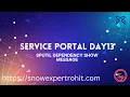 Service Portal D13 - spUtil show info and error message in client script