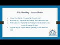 file access modes in Python programming in Tamil