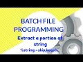Extract a portion of a String with string skip keep