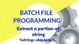 Extract a portion of a String with string skip keep