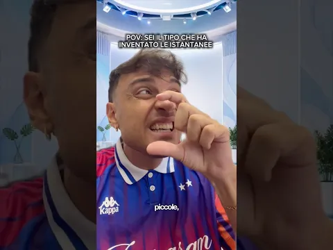 POV: SEI IL TIPO CHE HA INVENTATO LE ISTANTANEE