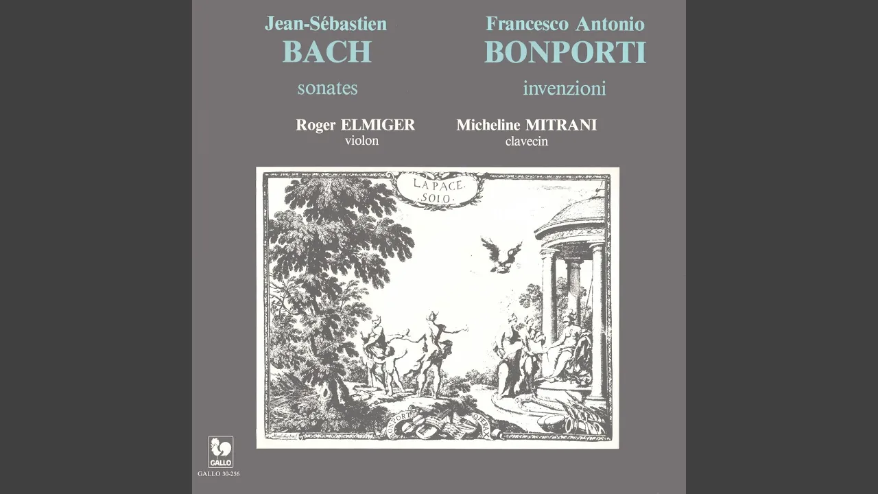 Violin Sonata in E Minor, BWV 1023: II. Adagio ma non tanto Violin Sonata in E Minor, BWV 1023: II. Adagio ma non tanto