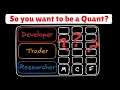 2026 Quant Roadmap Projects Skills and Tips to become a Developer Trader or Researcher