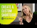 Custom Shortcode in WordPress Great for Updating Year