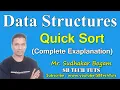 Quick Sort With Example Complete Explanation Quick Sort Algorithm
