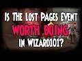 Is The Lost Pages Event Worth Doing In Wizard101