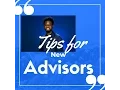 Tips for new academic advisors