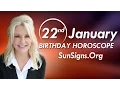 January 22 Zodiac Horoscope Birt ay Personality - Aquarius