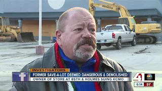 Former south Kansas City Save A Lot grocery store demolished