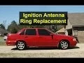 Ignition immobilizer antenna ring replacement on a Volvo S70 V70 XC70 etc Error code P1057 - VOTD