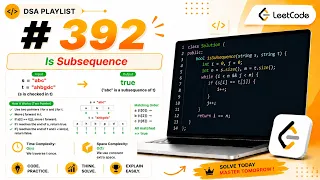 Think This Easy Problem Is Easy LeetCode 392