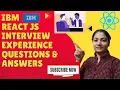 ReactJs Interview ReactJs