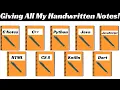 Giving All My Handwritten Notes C C Python Java Javascript HTML CSS Kotlin And Dart Notes